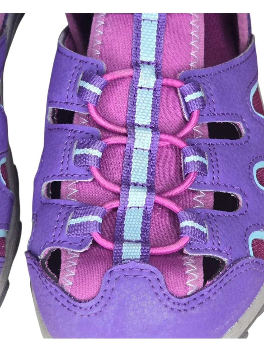 Merrell Youth Girls Purple Pink Hydro H2O Hiker Fisherman Sandals Size 7